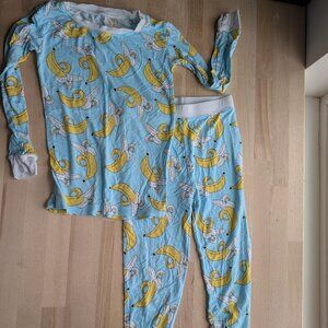 Little Sleepies Pajamas 2 Piece Long Sleeve Set - 4T Bananas